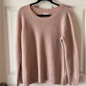 Market & Spruce Blush Crew Neck Sweater